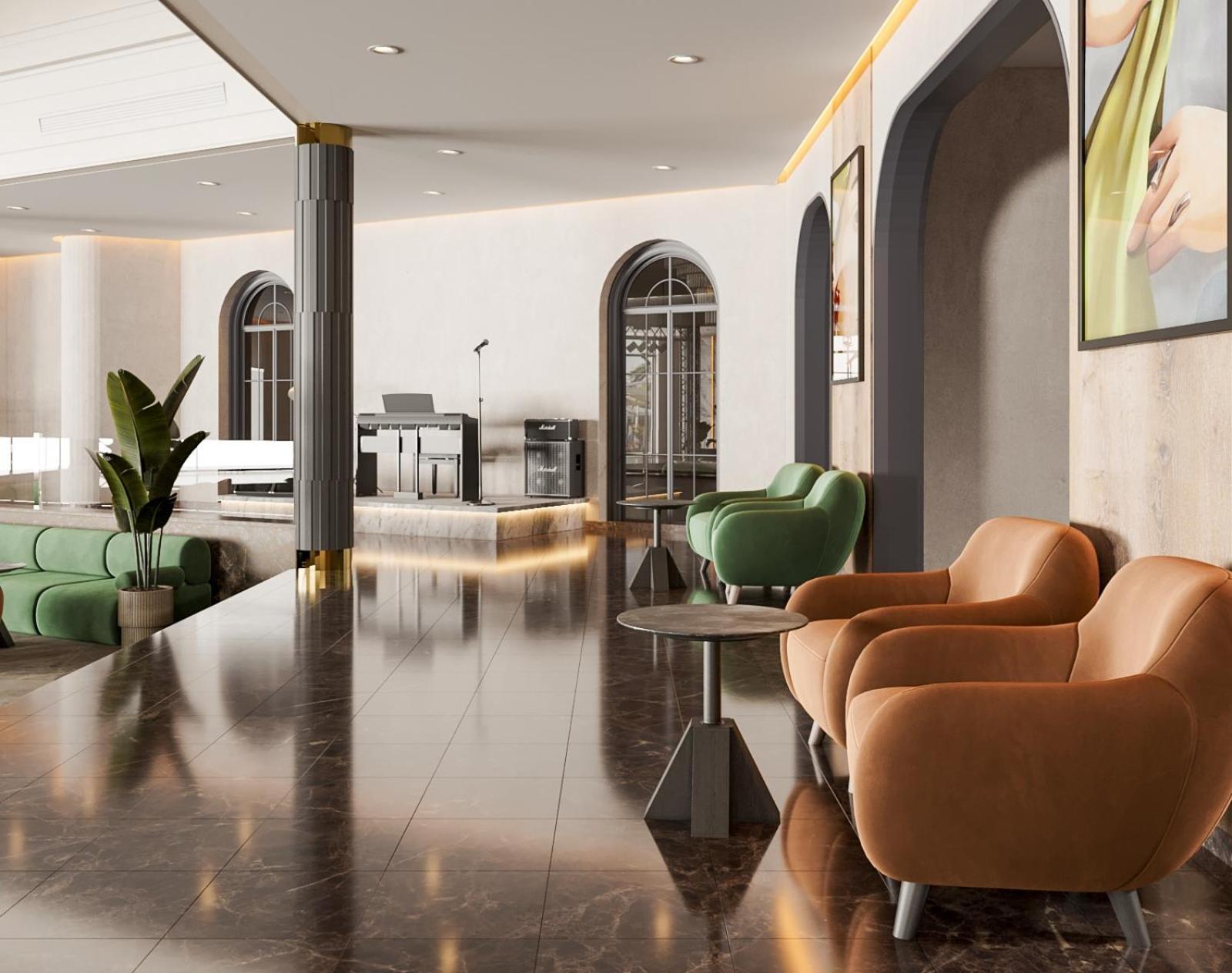 欧罗巴肯兹酒店 阿加迪尔 外观 照片 Interior of the hotel